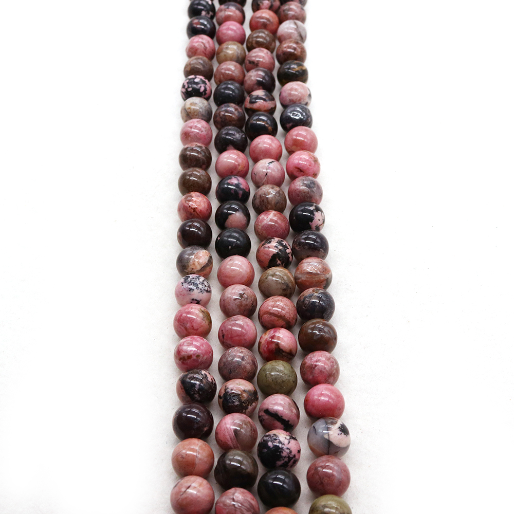 Jewelry Making Ideas With Beads - 4-12 มม.จีน Rhodolite ลูกปัด SINGLE Strand