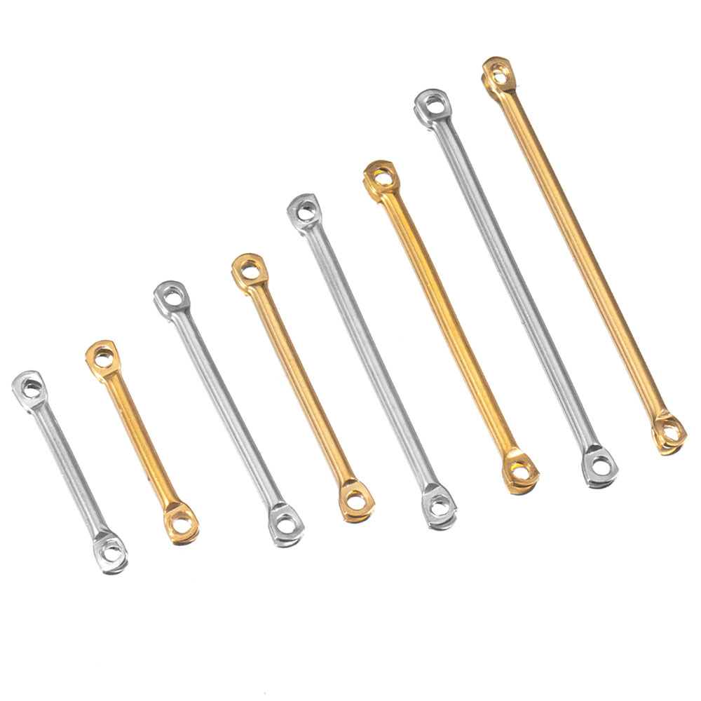Jewelry Making Thread - 20 ชิ้น 15-30 มม.สแตนเลสสตีลแบนหัวสําหรับ DIY ต่างหูสร้อยคอเครื่องประดับทํา