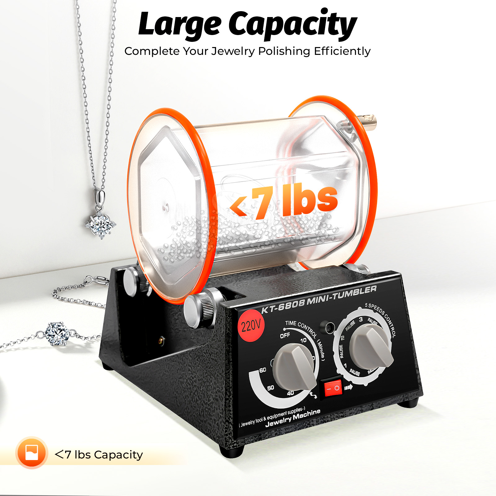 Jewelry Making Uk - 5 Gears เครื่องขัดไฟฟ้า, 60W เครื่องขัด, เครื่องประดับโรตารี่เครื่องขัด