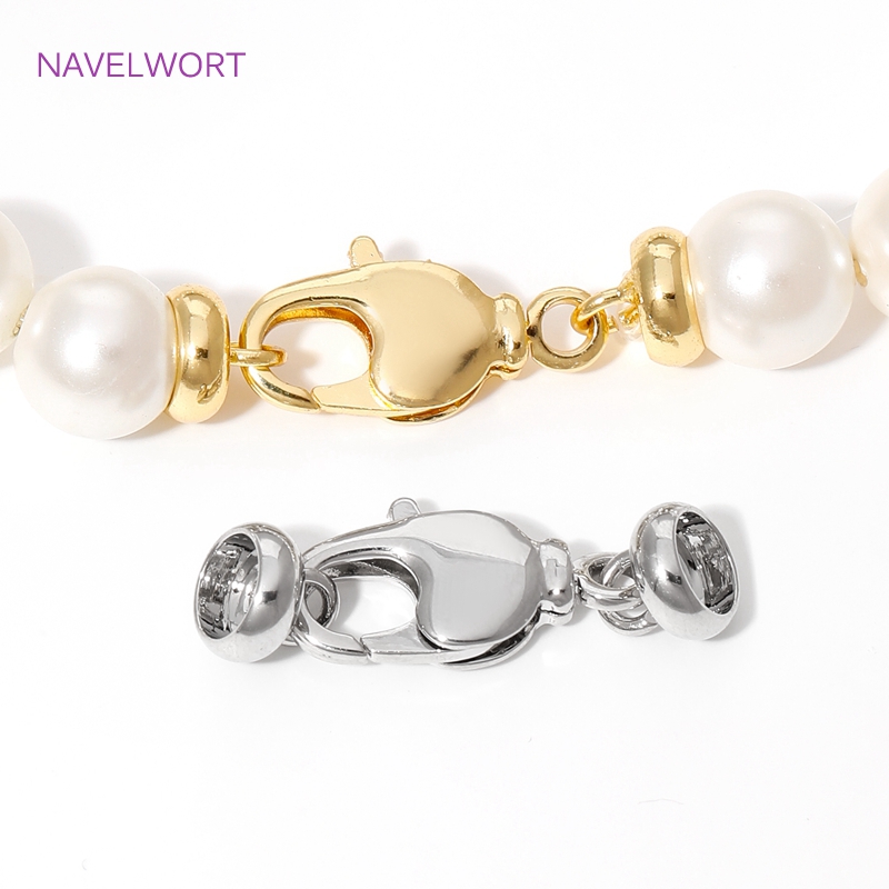 Jewelry Making Gold - 18K ทองชุบทองเหลือง Clasps กุ้งก้ามกราม Connector, เครื่องประดับ