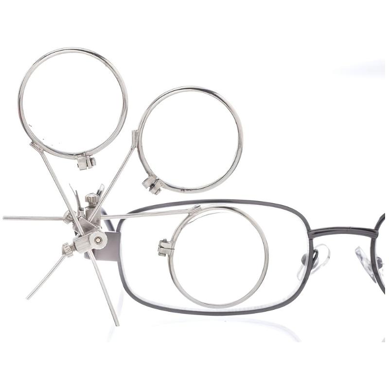 Jewelry Making Glasses - # แว่นขยายแบบหนีบสำหรับช่างอัญมณี 1 ชิ้น รุ่นใหม่ แว่นขยายสามเลนส์