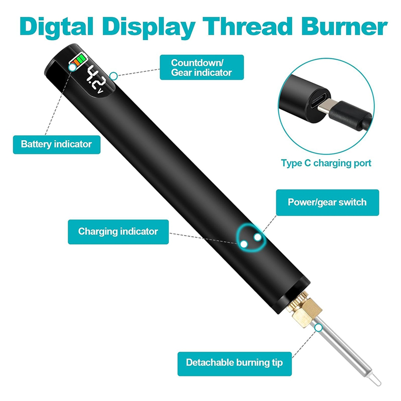 ชุดเครื่องเผาไหม้ด้ายแบบชาร์จไ - Jewelry Making Zapper บทวิจารณ์และราคา