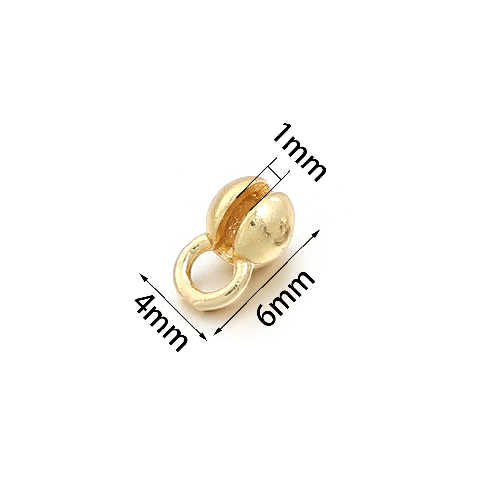 ลูกปัดปลายโซ่ชุบทอง 18K จำนวน  - Jewelry Making Gold บทวิจารณ์และราคา