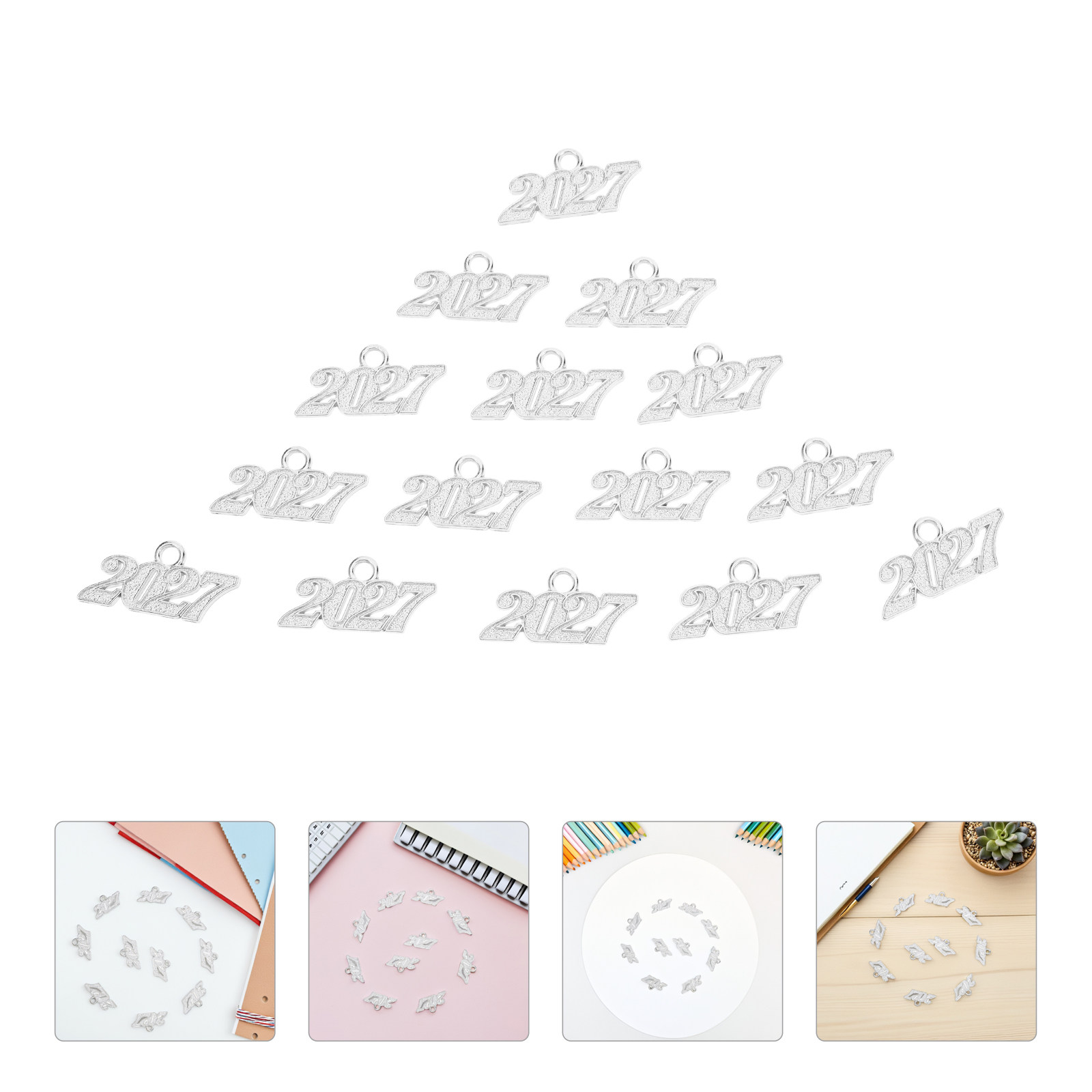 100 ชิ้น พวงกุญแจพู่ห้อย 2027  - Jewelry Making Classes บทวิจารณ์และราคา