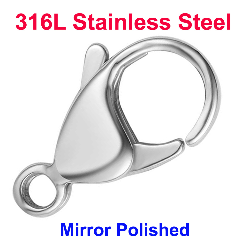 ตัวล็อคแบบก้ามปูสแตนเลส 316L ข - Jewelry Making Gold บทวิจารณ์และราคา