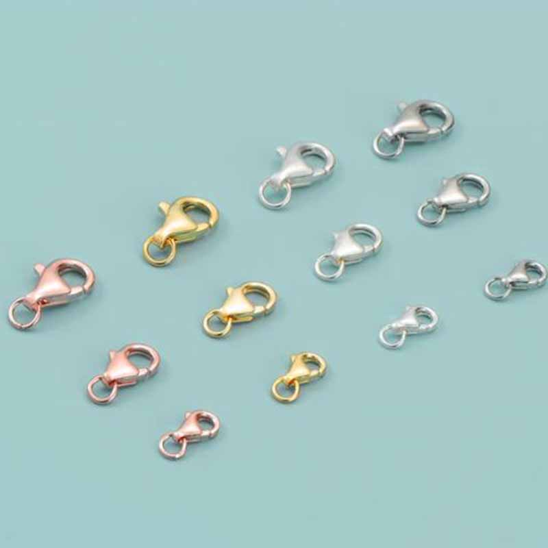 ตัวล็อคแบบก้ามปูเงินแท้ 925 แท - Jewelry Making Gold บทวิจารณ์และราคา