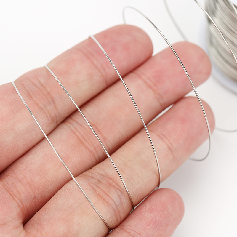 1 ม้วนสแตนเลสสตีลประดับด้วยลูก - Jewelry Making Thread บทวิจารณ์และราคา