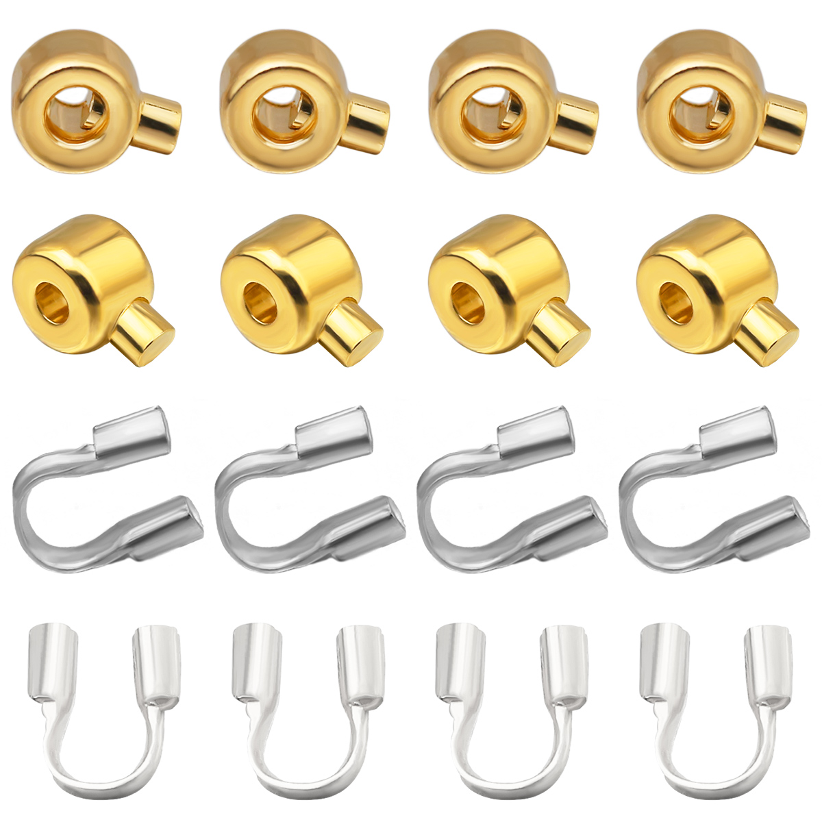 ตัวล็อคแบบลูกปัดทองเหลือง 20 ช - Jewelry Making Thread บทวิจารณ์และราคา