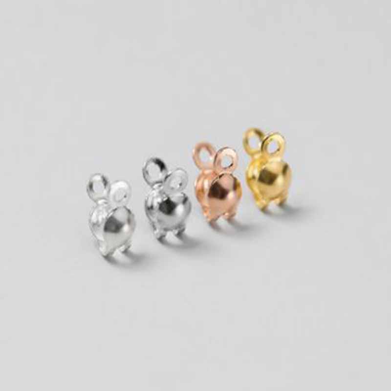 ตัวล็อคปลายลูกปัดเงินแท้ 925 จ - Jewelry Making Gold บทวิจารณ์และราคา