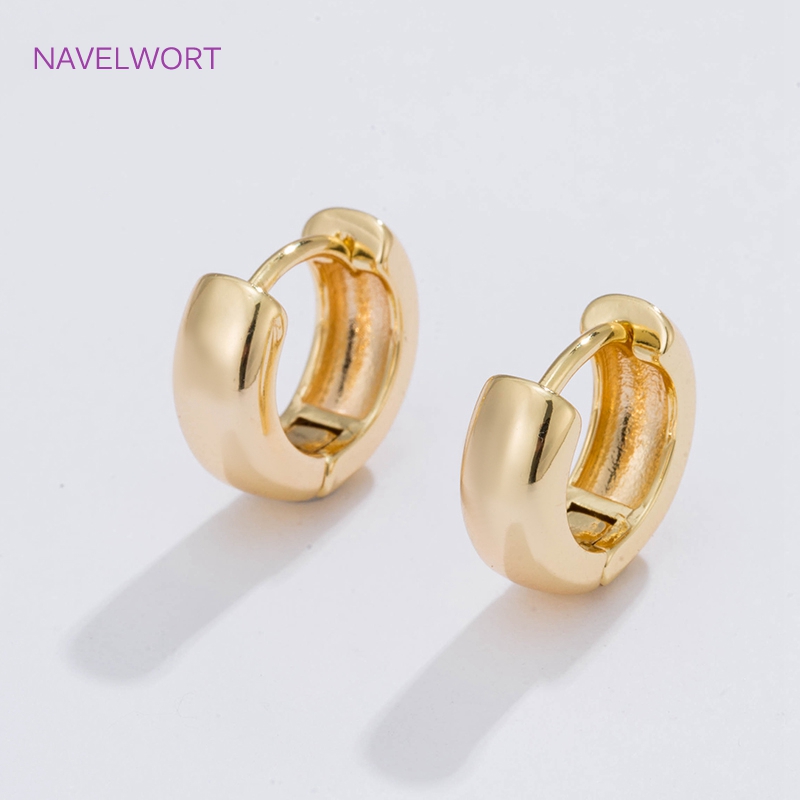 6 ขนาดต่างหูห่วงวงกลมชุบทองของ - Jewelry Making Gold บทวิจารณ์และราคา