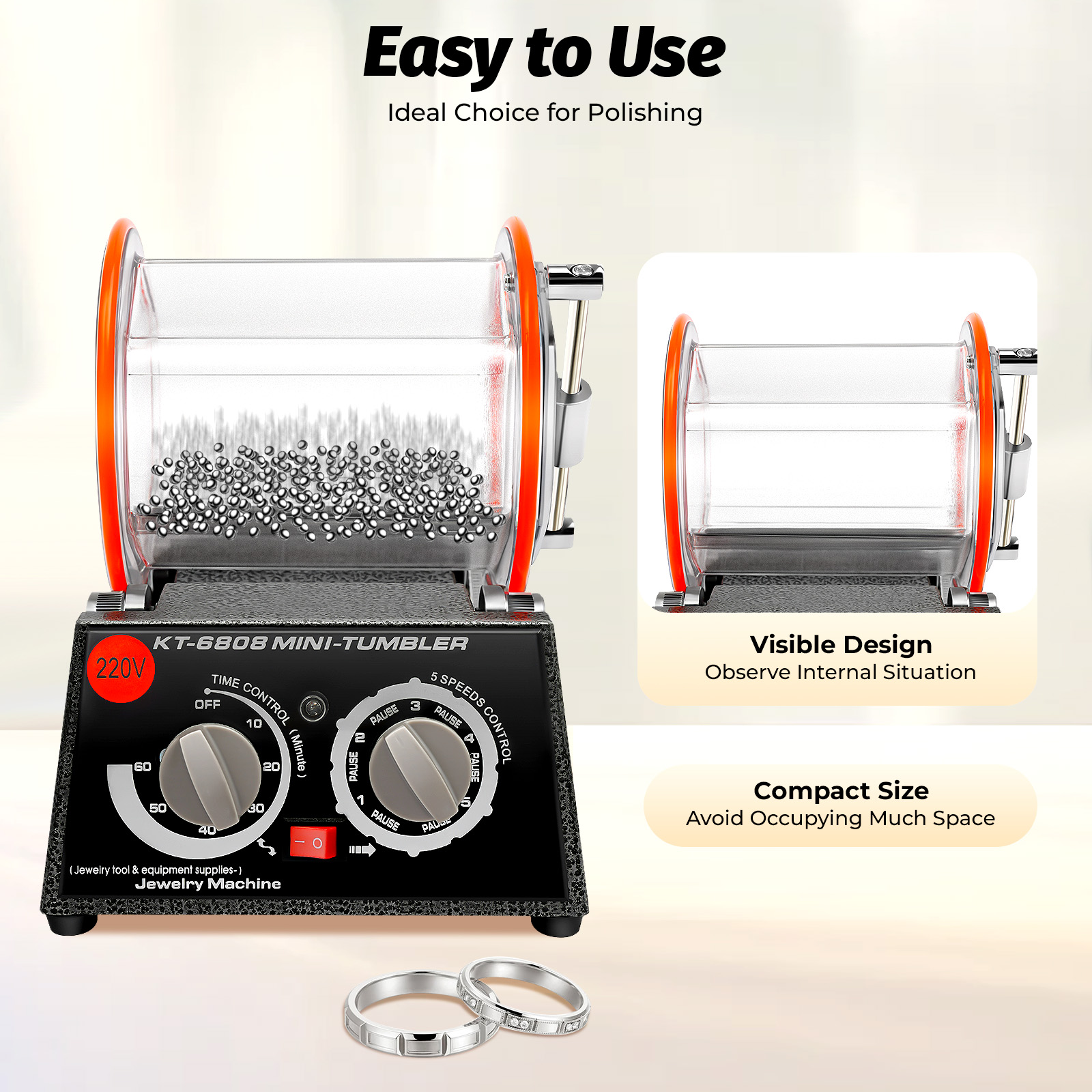 5 Gears เครื่องขัดไฟฟ้า, 60W เ - Jewelry Making Uk บทวิจารณ์และราคา