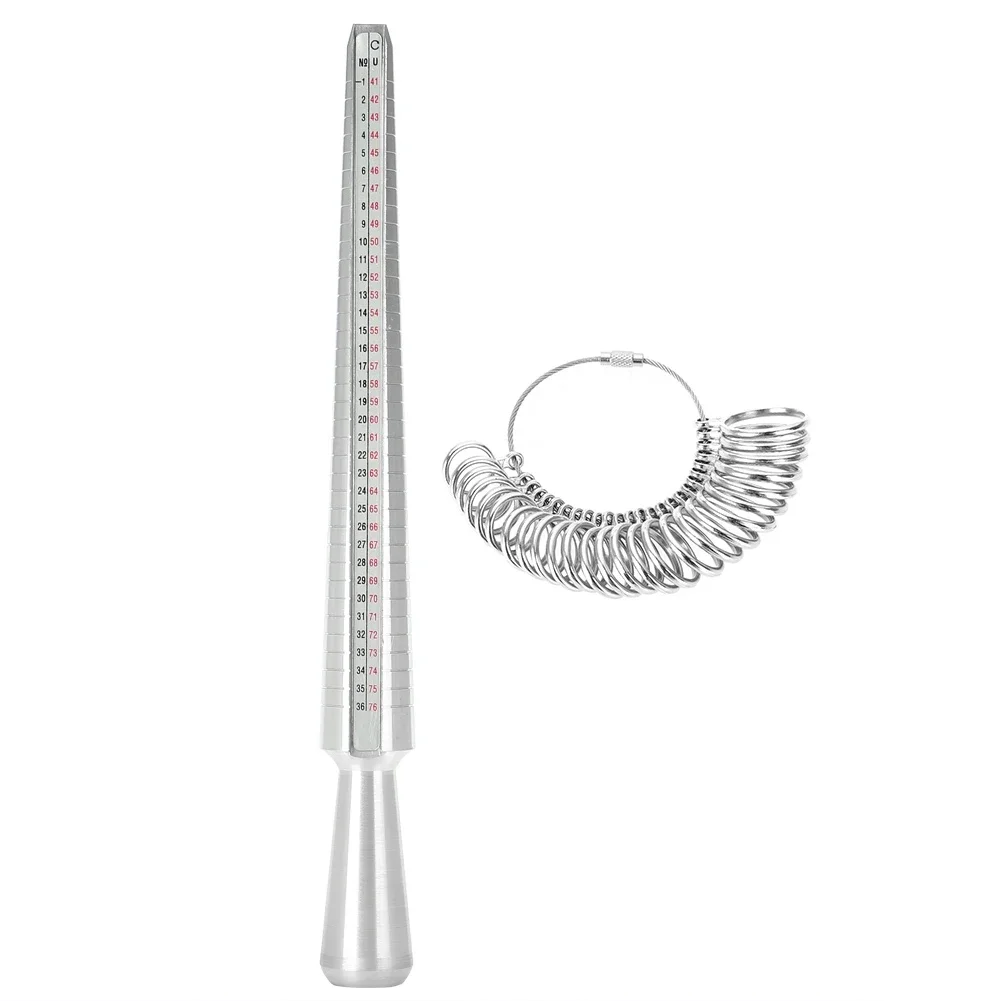 โลหะ HK/US/JP/UK/EU แหวน Sizer - Jewelry Making Uk บทวิจารณ์และราคา