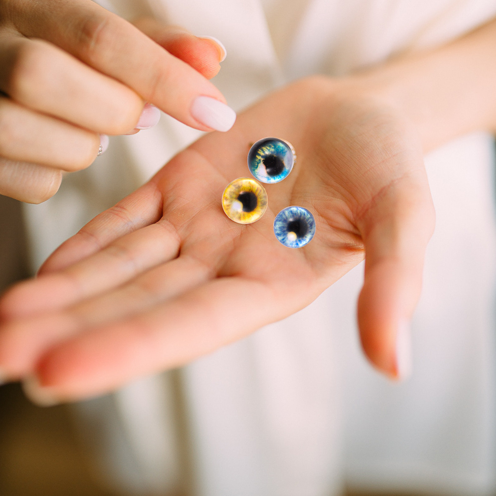 ลูกตาแก้วสีสันสดใส 40 ชิ้น สำห - Jewelry Making Classes บทวิจารณ์และราคา