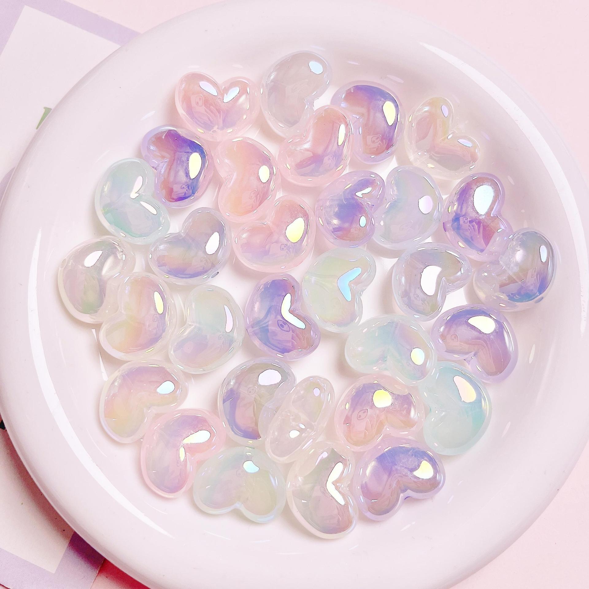 10ชิ้นลูกปัดอะคริลิคสีกลิตเตอร - Jewelry Making Ideas With Beads บทวิจารณ์และราคา