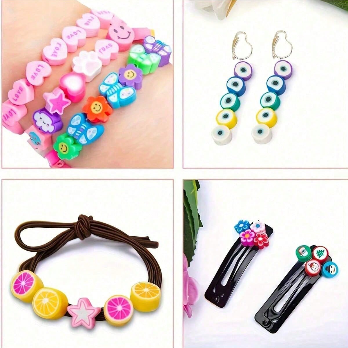 1450/1200/250 ชิ้นชุดลูกปัดดิน - Jewelry Making Thread บทวิจารณ์และราคา