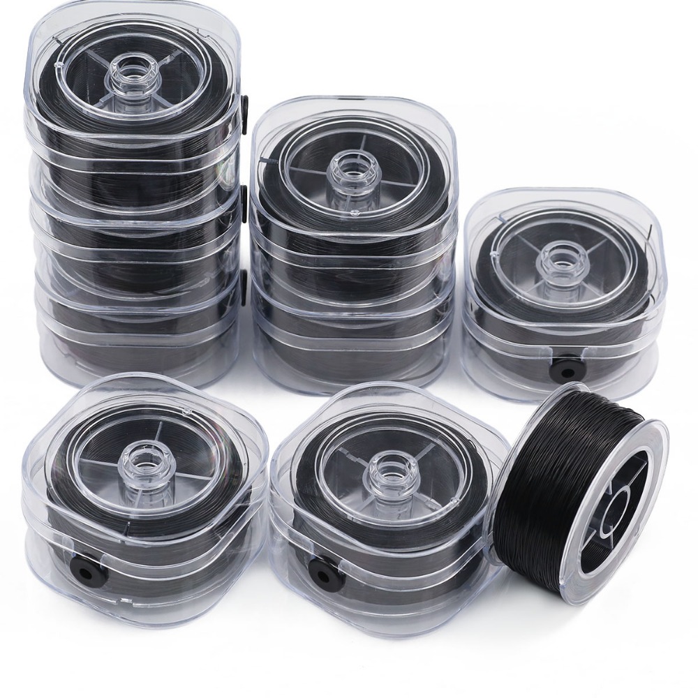 เชือกยางยืดสีดำขนาด 0.5-1 มม.  - Jewelry Making Thread บทวิจารณ์และราคา