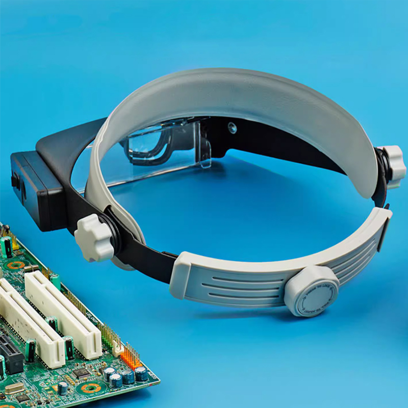 ใหม่แถบคาดศีรษะแว่นขยายไฟ LED  - Jewelry Making Glasses บทวิจารณ์และราคา