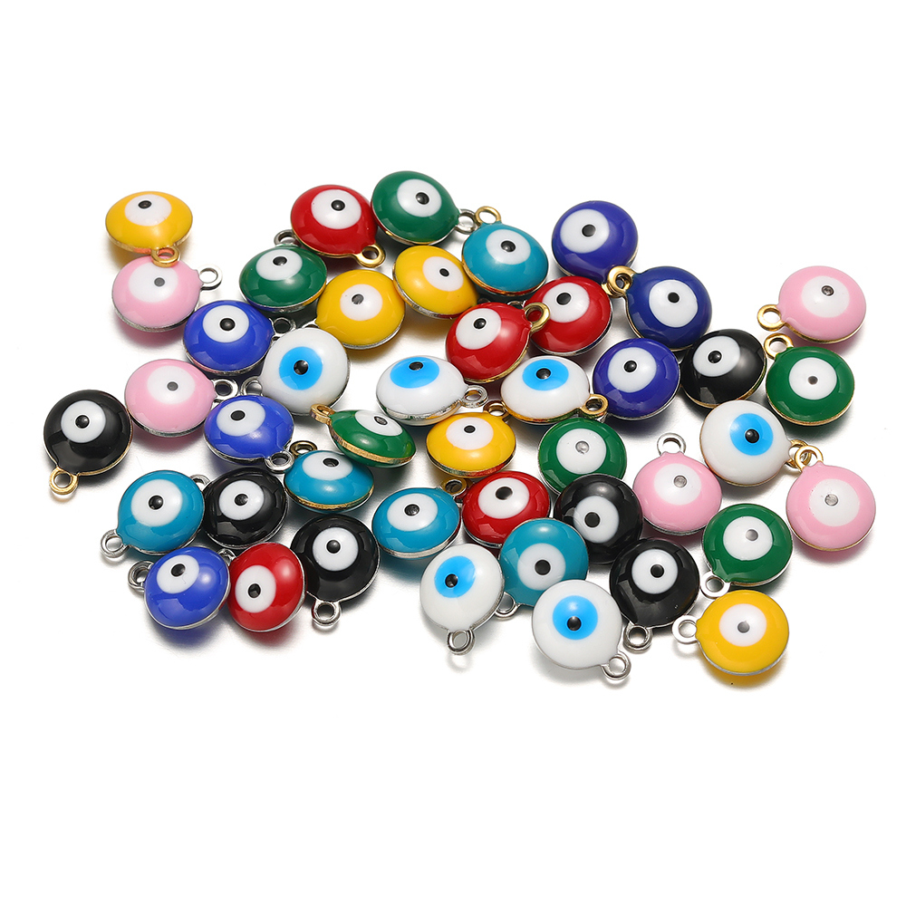 จี้รูปตาปีศาจเคลือบสแตนเลสกันน - Jewelry Making Tools And Supplies บทวิจารณ์และราคา