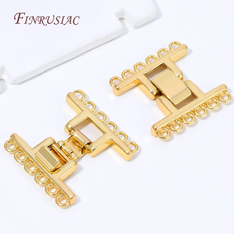 ตัวเชื่อมต่อแบบหลายเส้นชุบทอง  - Jewelry Making Gold บทวิจารณ์และราคา