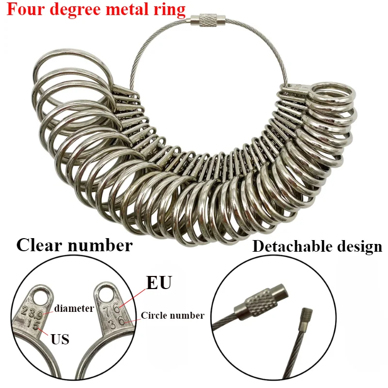เครื่องวัดขนาดแหวนโลหะแบบมืออา - Jewelry Making Uk บทวิจารณ์และราคา