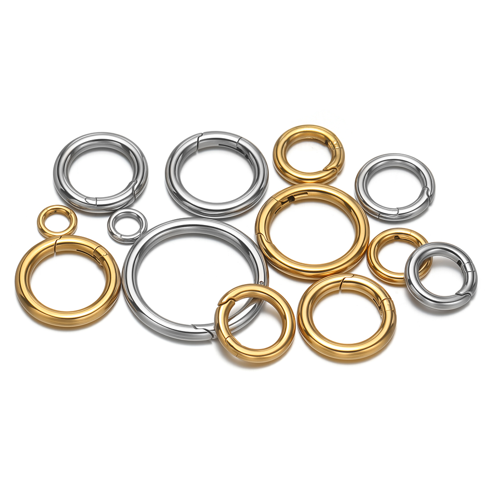 ตัวล็อคสปริงทรงกลม 2 ชิ้น/ล็อต - Jewelry Making Gold บทวิจารณ์และราคา
