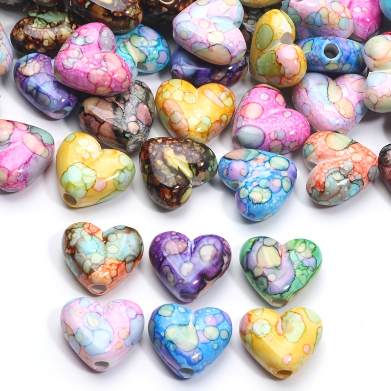 ลูกปัดรูปหัวใจ 16 มม. 30 ชิ้น  - Jewelry Making Ideas With Beads บทวิจารณ์และราคา