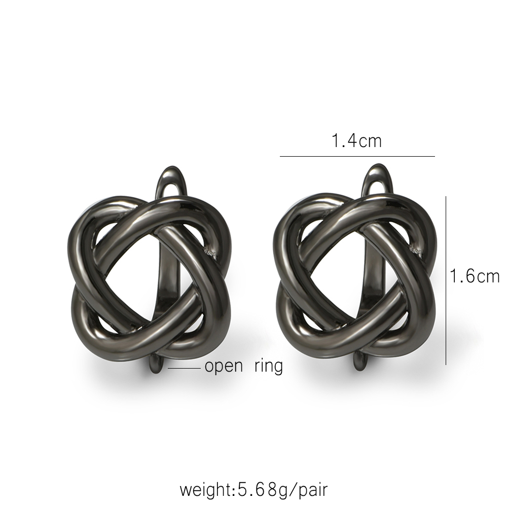 YANASI ต่างหูทองเหลืองสีดำ 1 ค - Jewelry Making Gold บทวิจารณ์และราคา