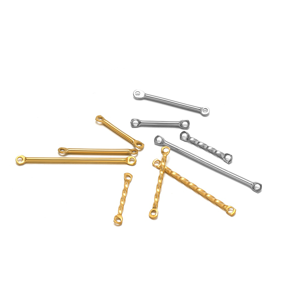 20 ชิ้นสแตนเลสสตีล Twisted Rod - Jewelry Making Tools And Supplies บทวิจารณ์และราคา