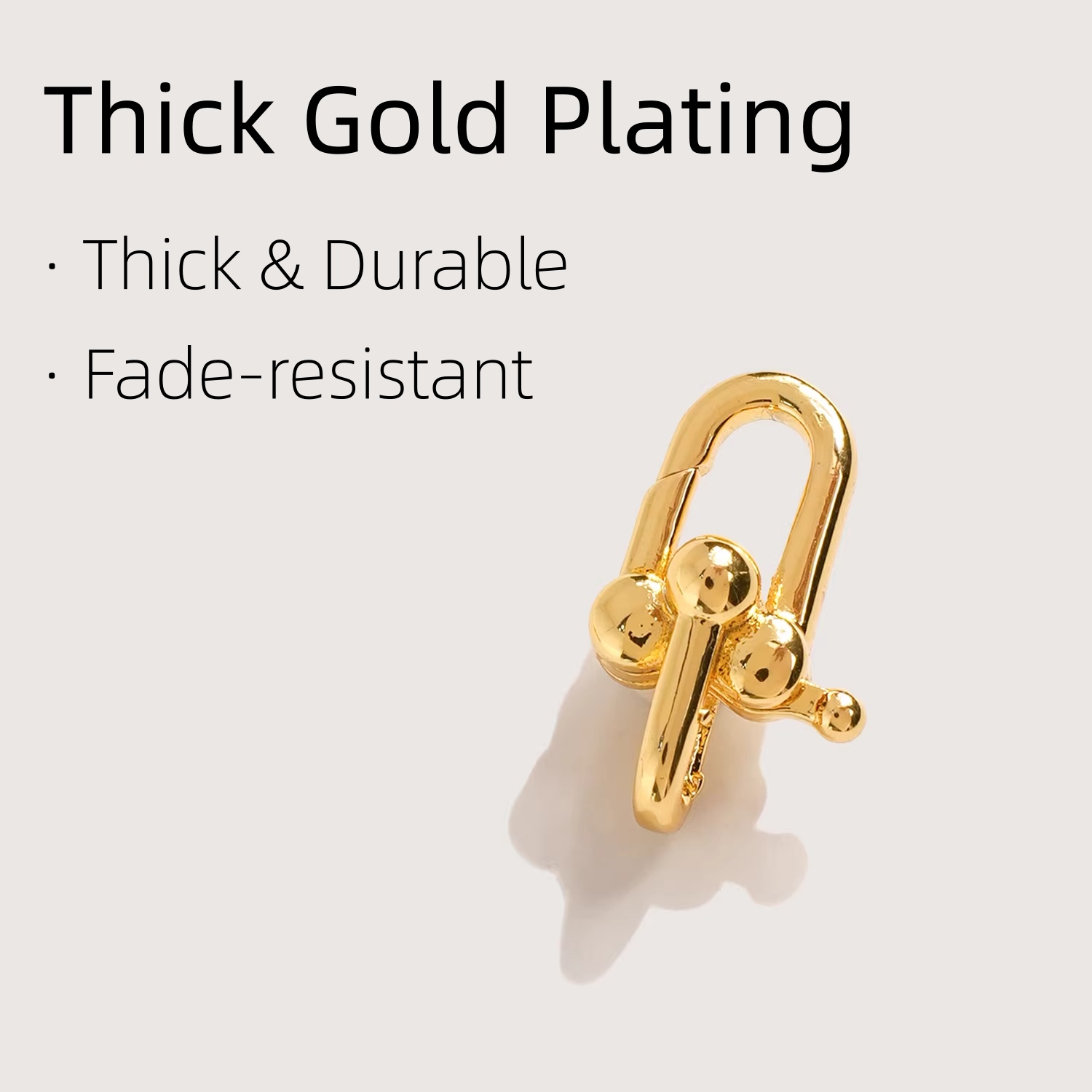 ตัวล็อคแบบกดชุบทอง 18K, ตัวล็อ - Jewelry Making Tools And Supplies บทวิจารณ์และราคา