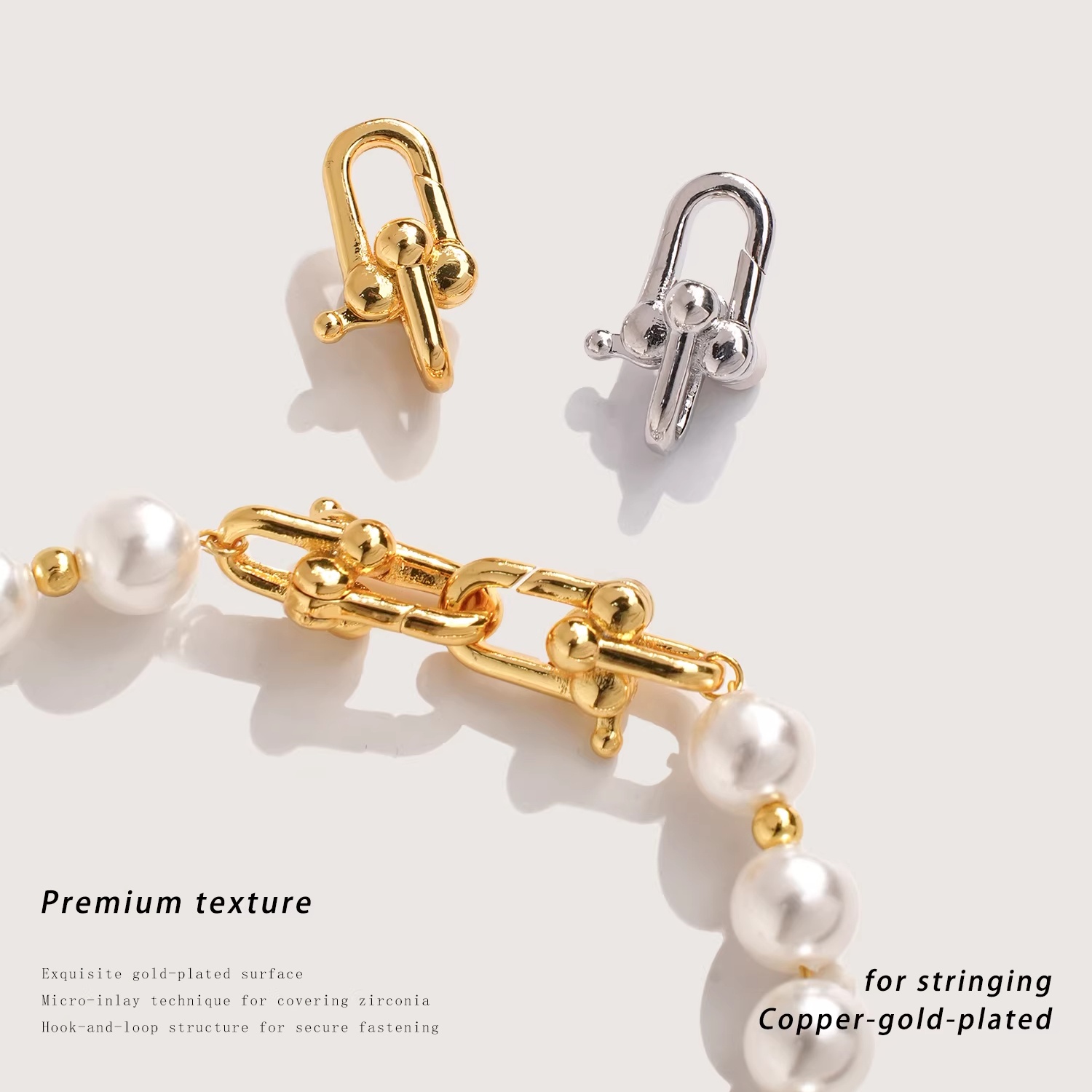 ตัวล็อคแบบกดชุบทอง 18K, ตัวล็อ - Jewelry Making Tools And Supplies บทวิจารณ์และราคา