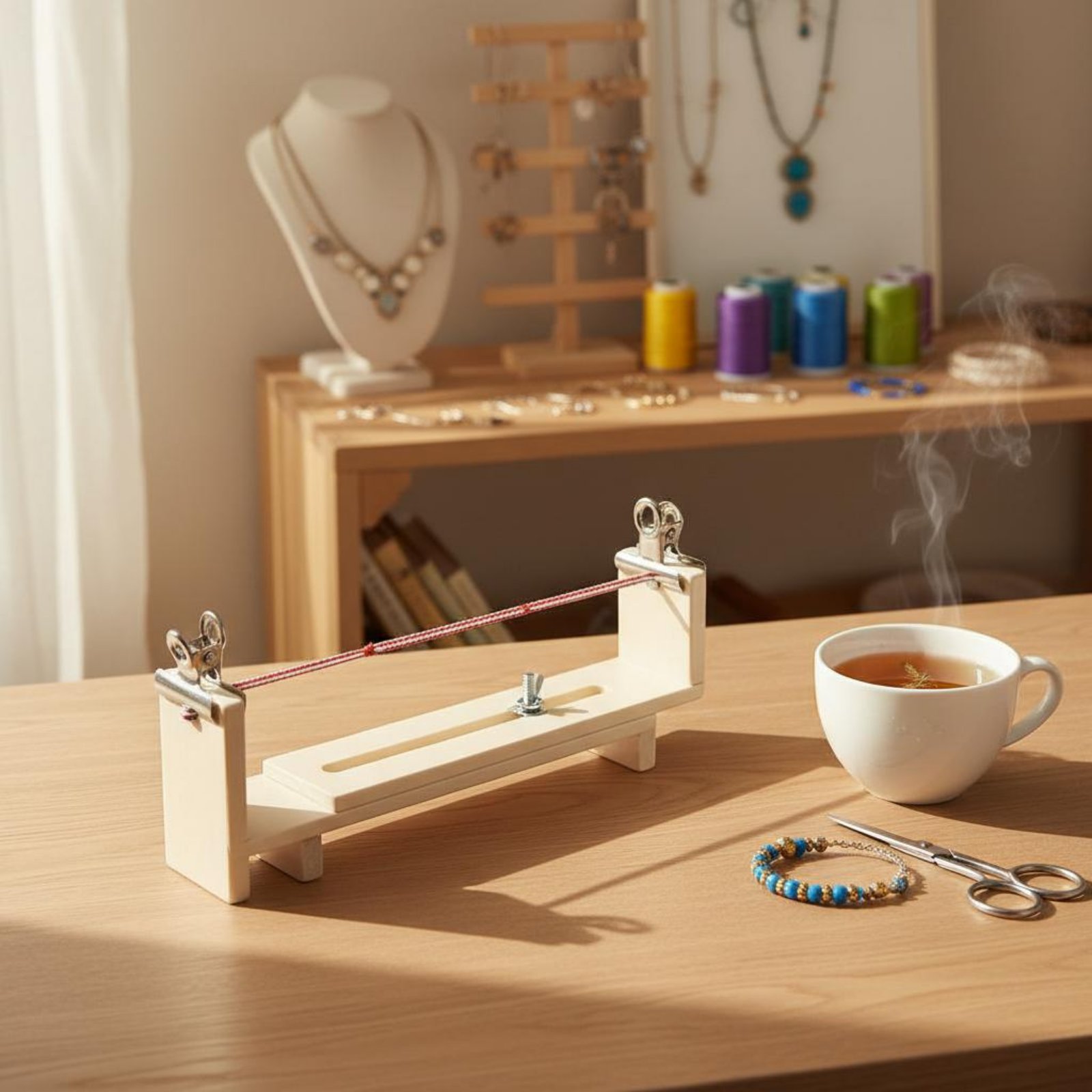 เครื่องมือถักสร้อยข้อมือ ใช้งา - Jewelry Making Thread บทวิจารณ์และราคา