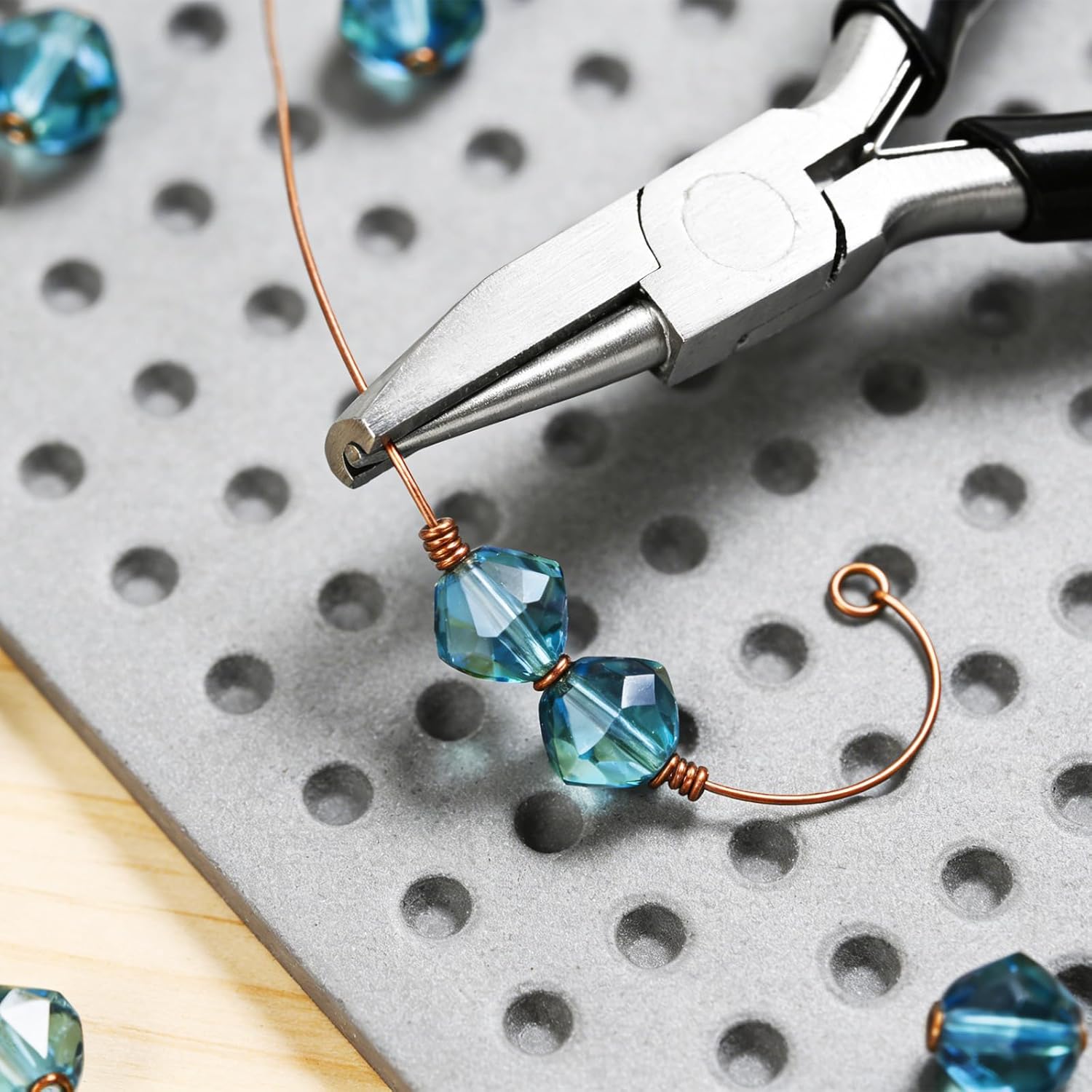 คีมดัดลวดเว้าสำหรับทำเครื่องปร - Jewelry Making Table บทวิจารณ์และราคา