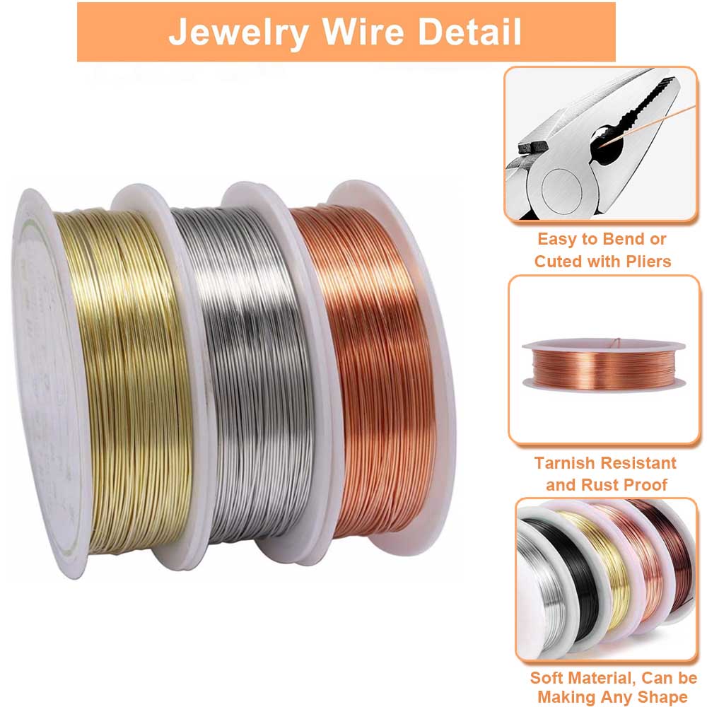 ลวดทองแดงสำหรับทำเครื่องประดับ - Jewelry Making Thread บทวิจารณ์และราคา