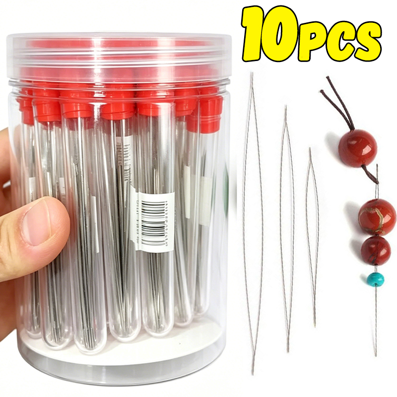 เข็มร้อยลูกปัด 1-10 ชิ้น เข็มร - Jewelry Making Tools And Supplies บทวิจารณ์และราคา