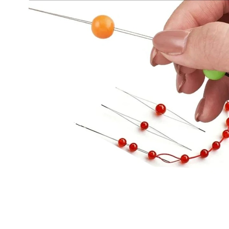 เข็มร้อยลูกปัด 1-10 ชิ้น เข็มร - Jewelry Making Tools And Supplies บทวิจารณ์และราคา