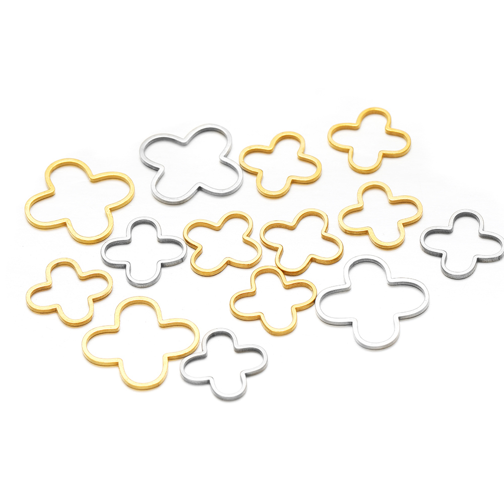 20/50pcs ดอกไม้สี่ใบ Charms สร - Jewelry Making Tools And Supplies บทวิจารณ์และราคา
