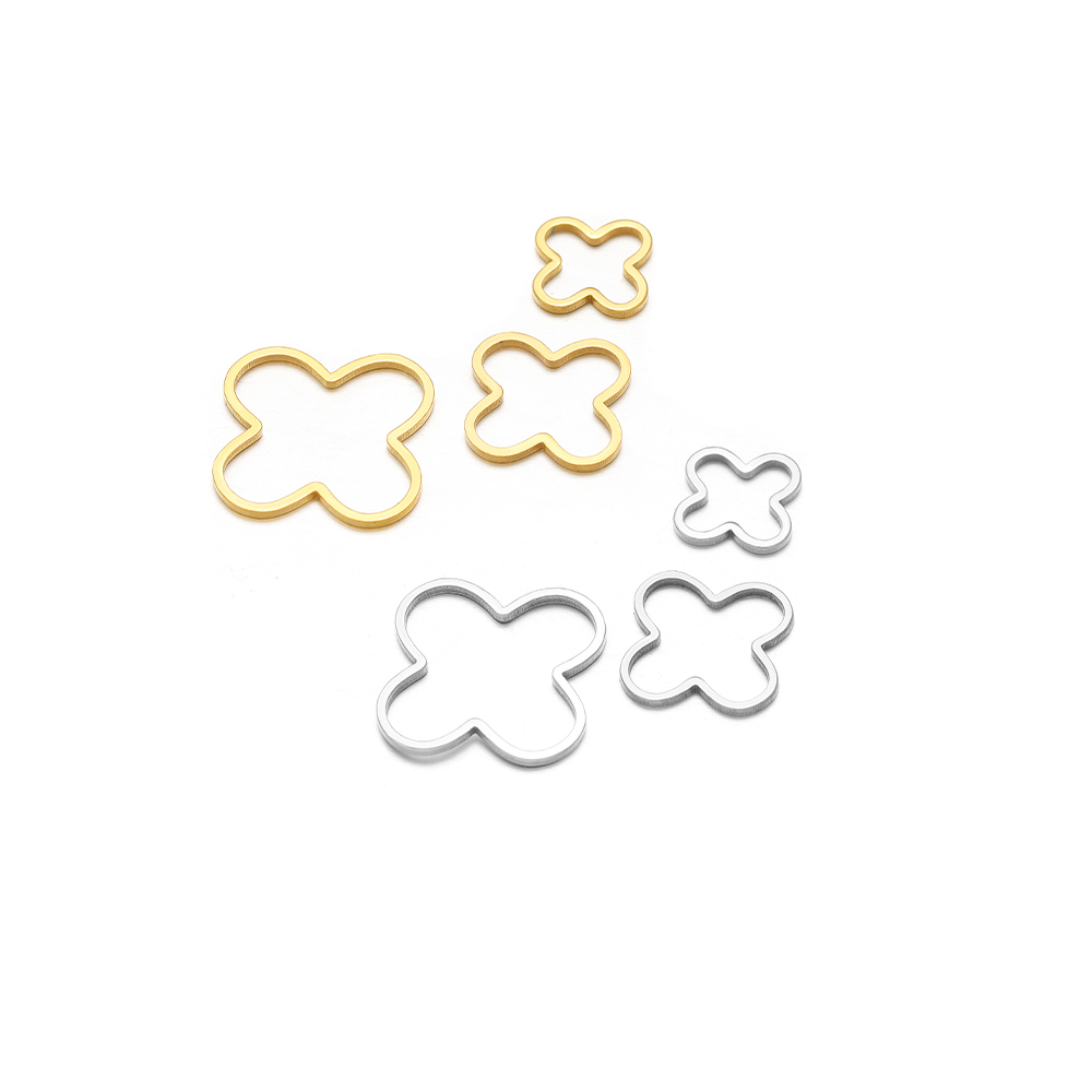 20/50pcs ดอกไม้สี่ใบ Charms สร - Jewelry Making Tools And Supplies บทวิจารณ์และราคา