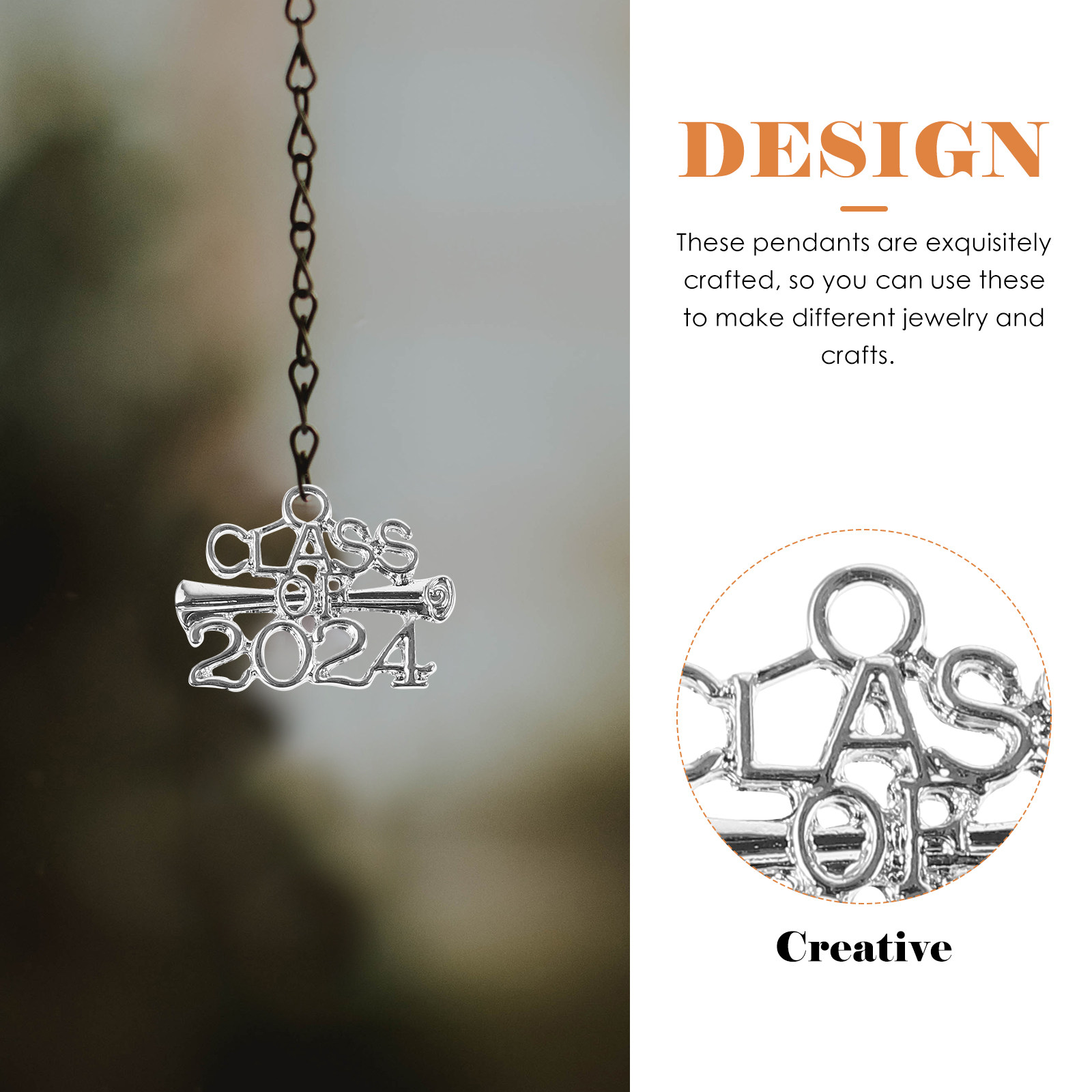จี้โลหะผสม 2024 จำนวน 10 ชิ้น  - Jewelry Making Classes บทวิจารณ์และราคา