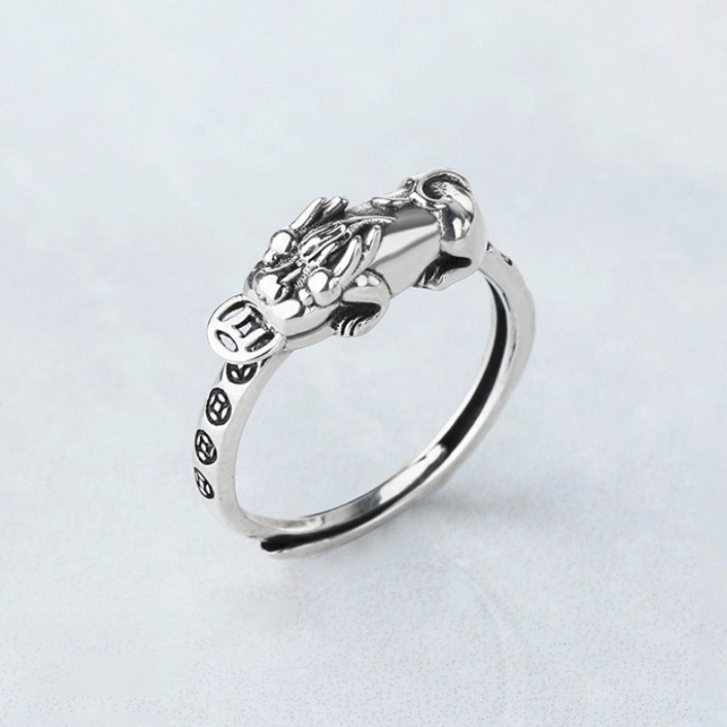 แหวนเงินโบราณสไตล์จีน-ชิค ดีไซ - Jewelry Making Classes บทวิจารณ์และราคา