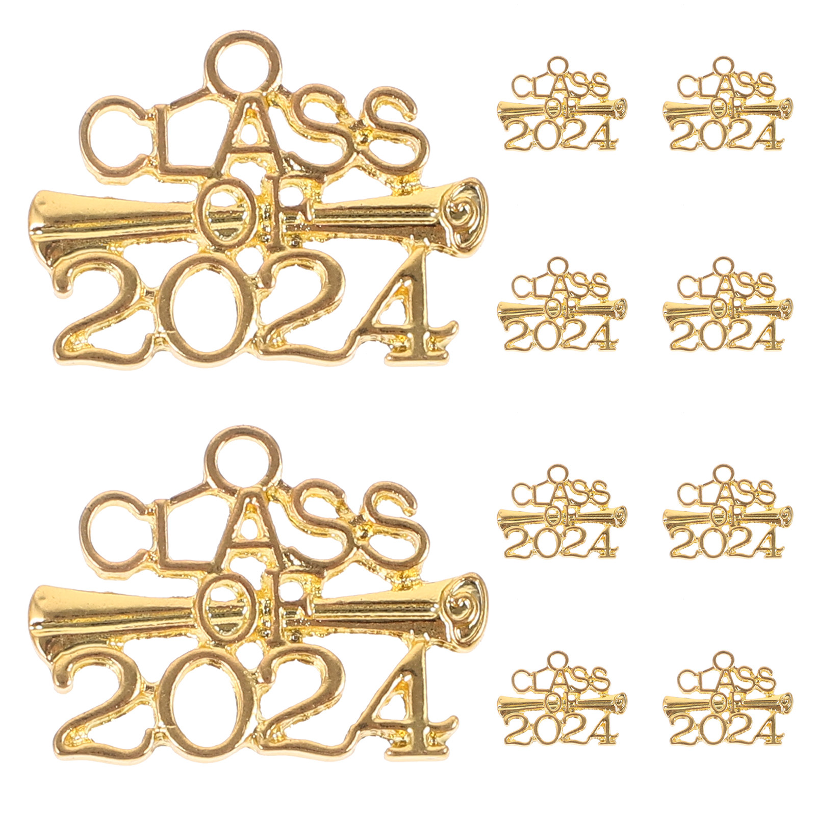 จี้โลหะผสม 2024 จำนวน 10 ชิ้น  - Jewelry Making Classes บทวิจารณ์และราคา
