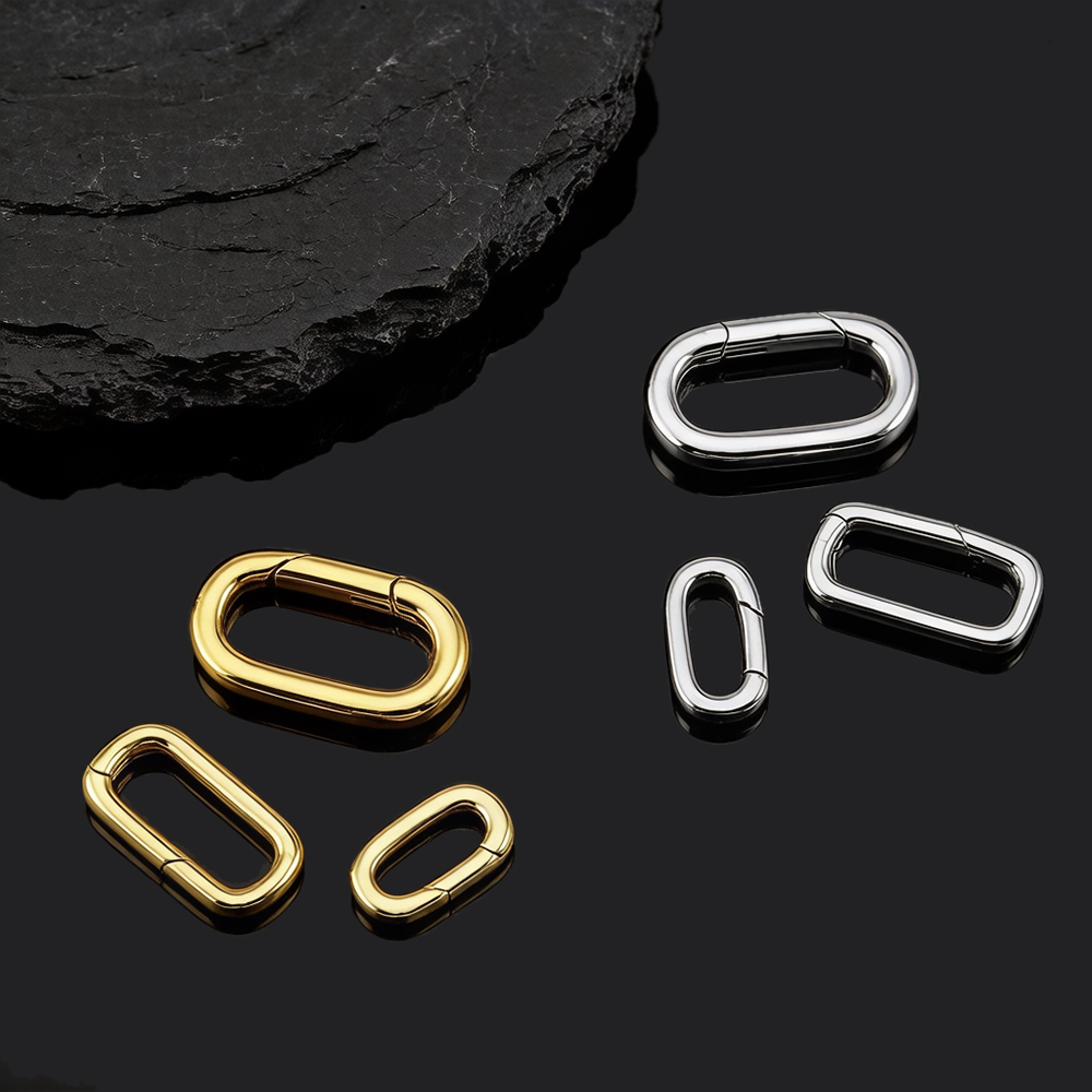 ตัวล็อกสร้อยคอแบบคาราบิเนอร์รู - Jewelry Making Gold บทวิจารณ์และราคา