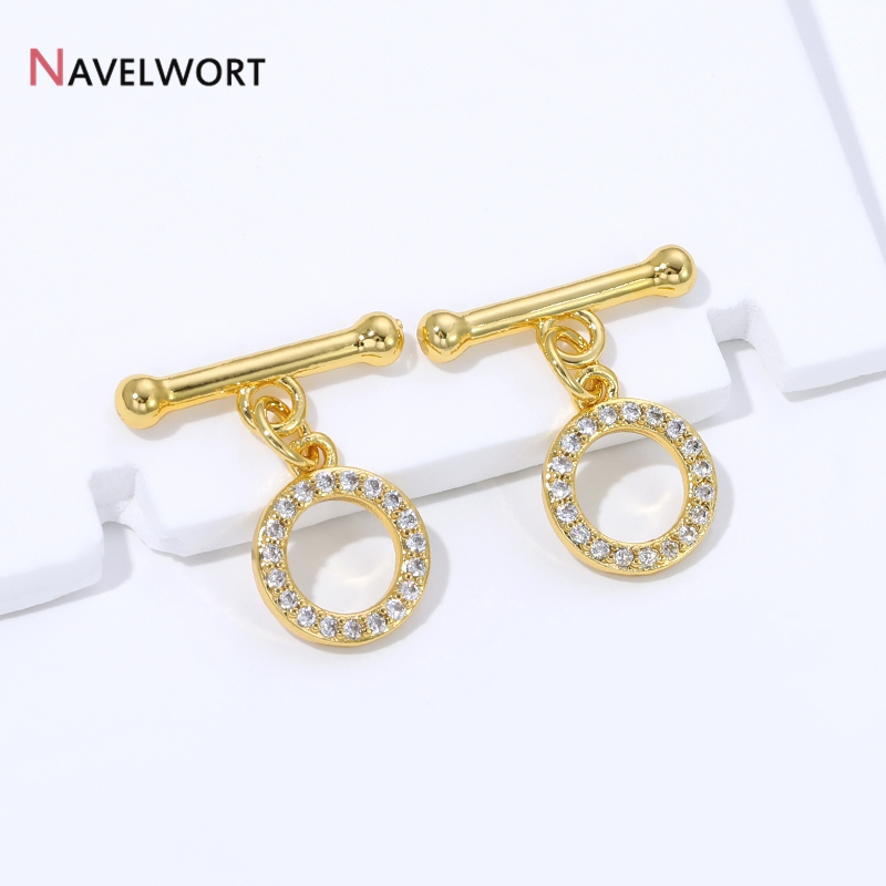 ตัวล็อกแบบ OT ชุบทอง 18K ประดั - Jewelry Making Gold บทวิจารณ์และราคา