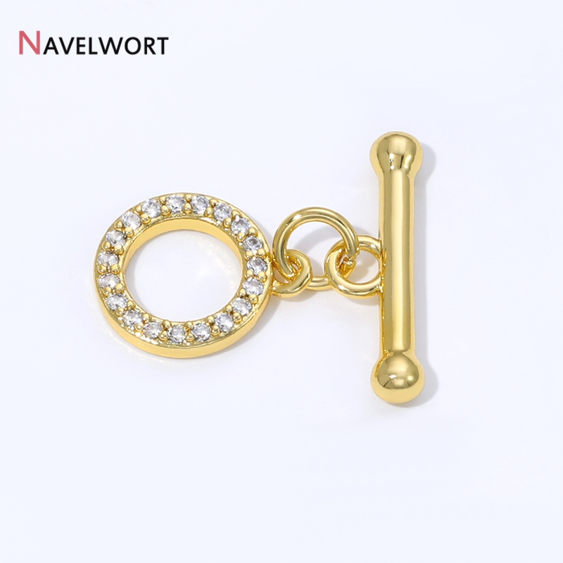 ตัวล็อกแบบ OT ชุบทอง 18K ประดั - Jewelry Making Gold บทวิจารณ์และราคา
