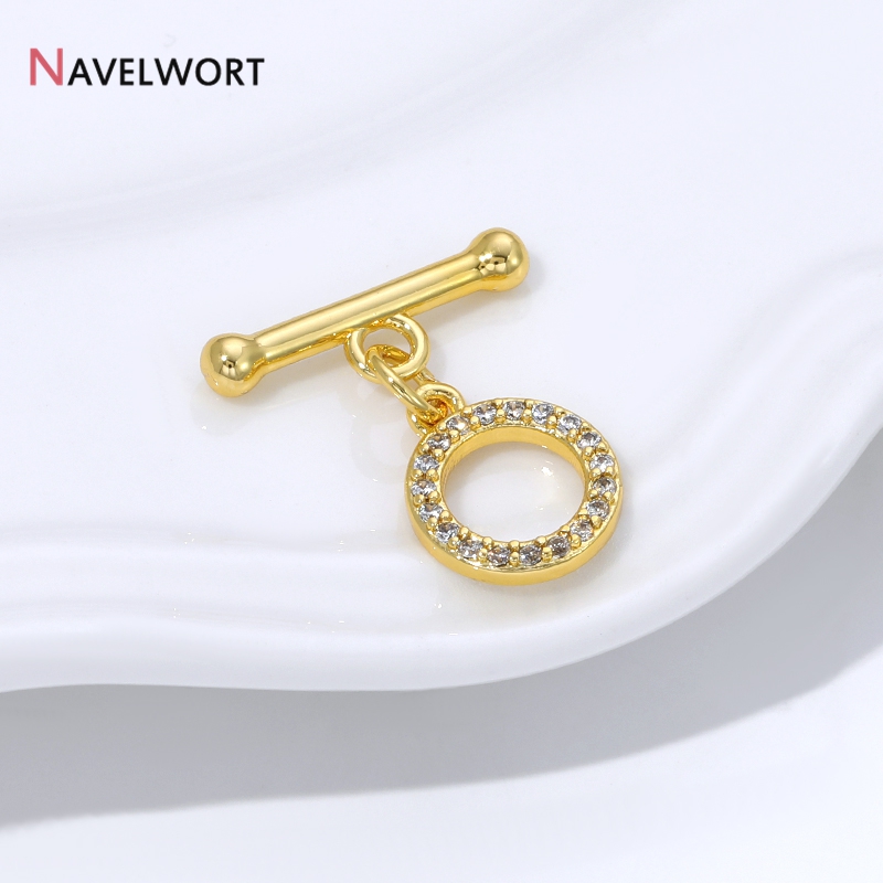 ตัวล็อกแบบ OT ชุบทอง 18K ประดั - Jewelry Making Gold บทวิจารณ์และราคา
