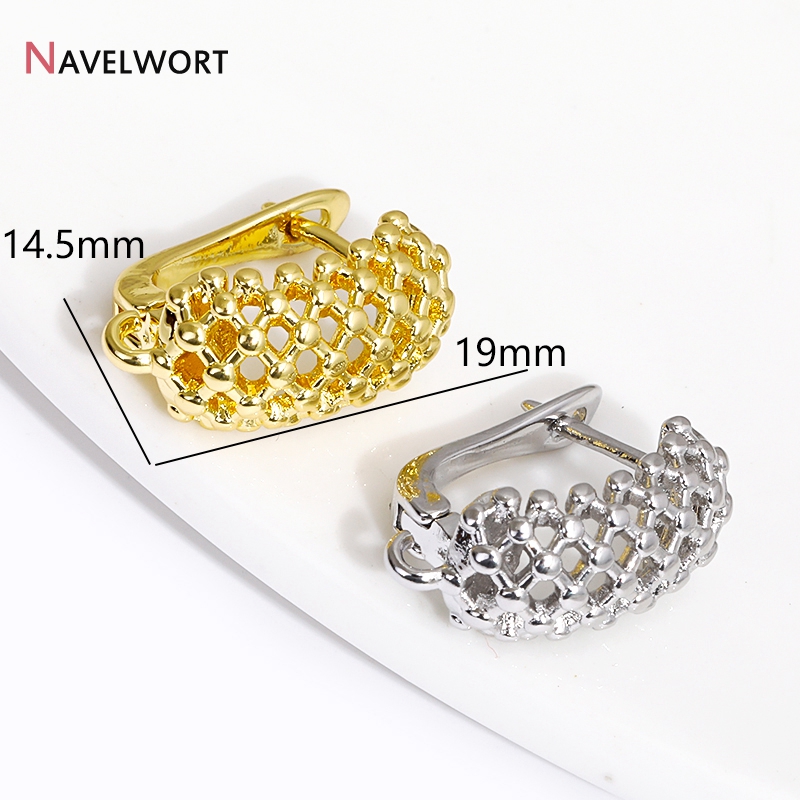 ตะขอเกี่ยวต่างหูแบบกลวงชุบทอง  - Jewelry Making Gold บทวิจารณ์และราคา