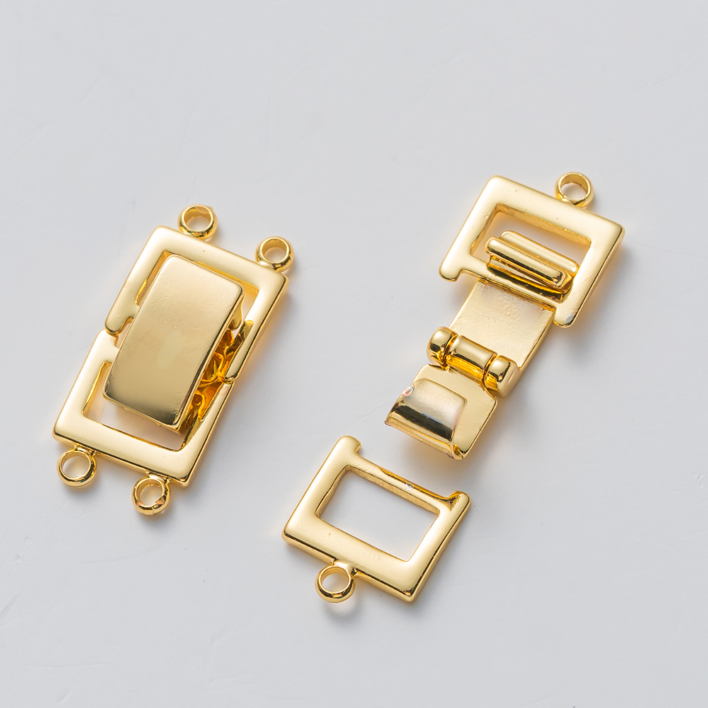 ตัวล็อคสร้อยคอแบบชุบทอง 14K จำ - Jewelry Making Gold บทวิจารณ์และราคา