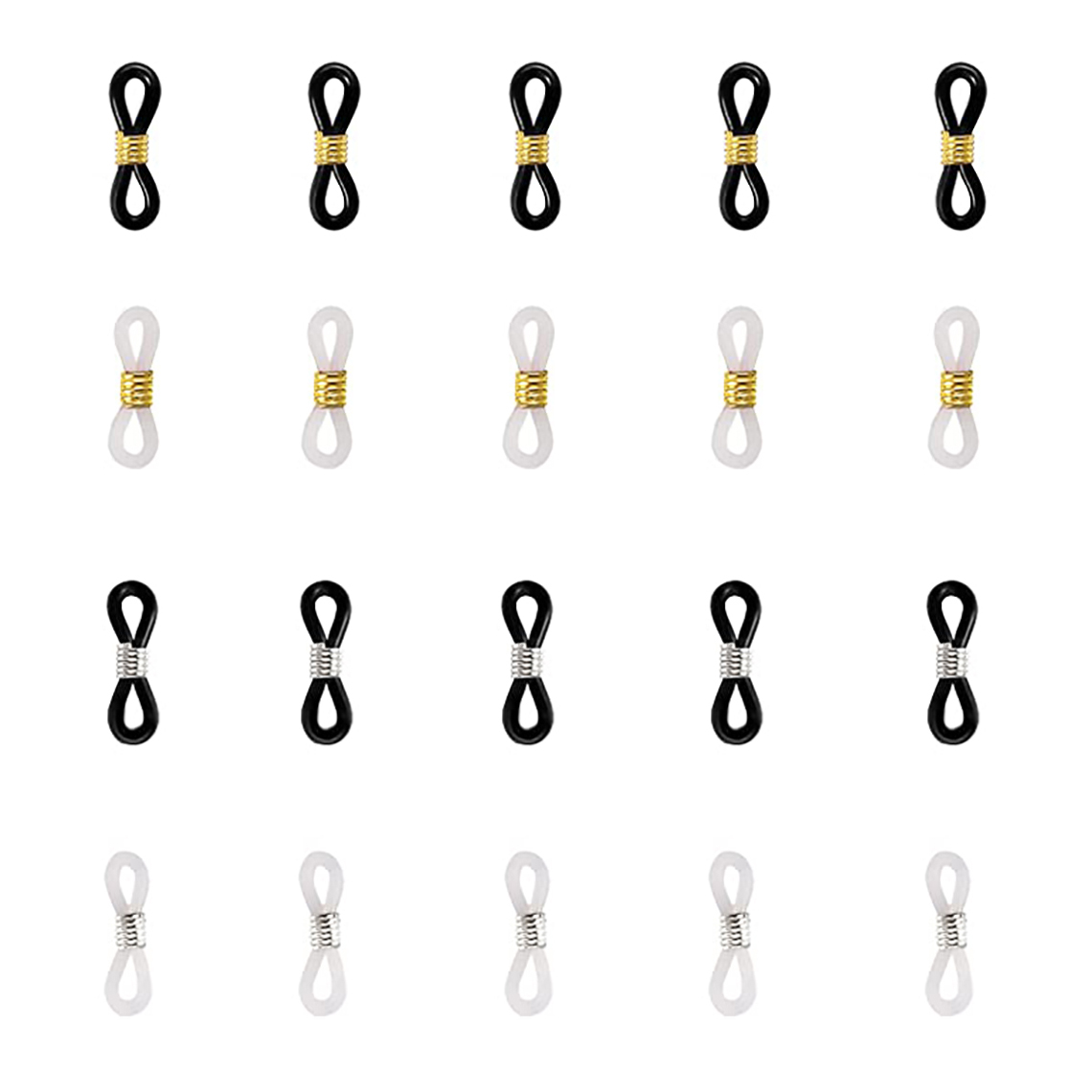 สายสร้อยแว่นตา20ชิ้นปลายยางสปร - Jewelry Making Glasses บทวิจารณ์และราคา